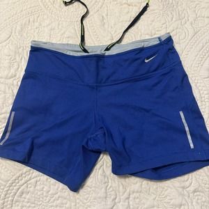 Niki Dri Fit Athletic Shorts Size M with Front Tie and Back Zipper